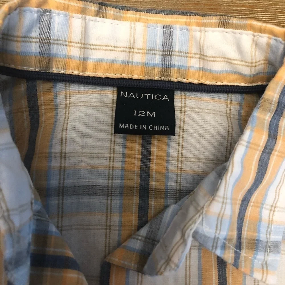 Nautica toddler button down shirt